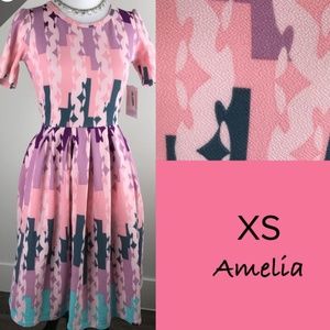 XS LuLaRoe Amelia Dress with Pockets